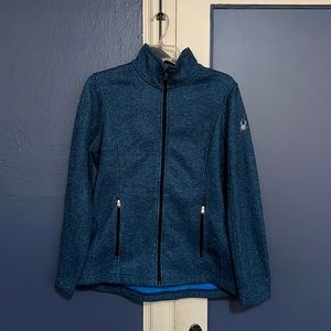 Spyder womens zip up active jacket sweater large